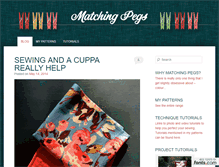 Tablet Screenshot of matchingpegs.com